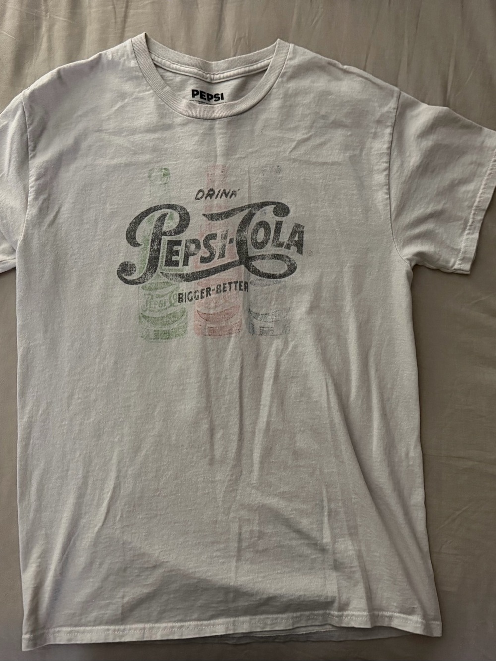 White Graphic Tee - Classic Logo Men’s Shirt